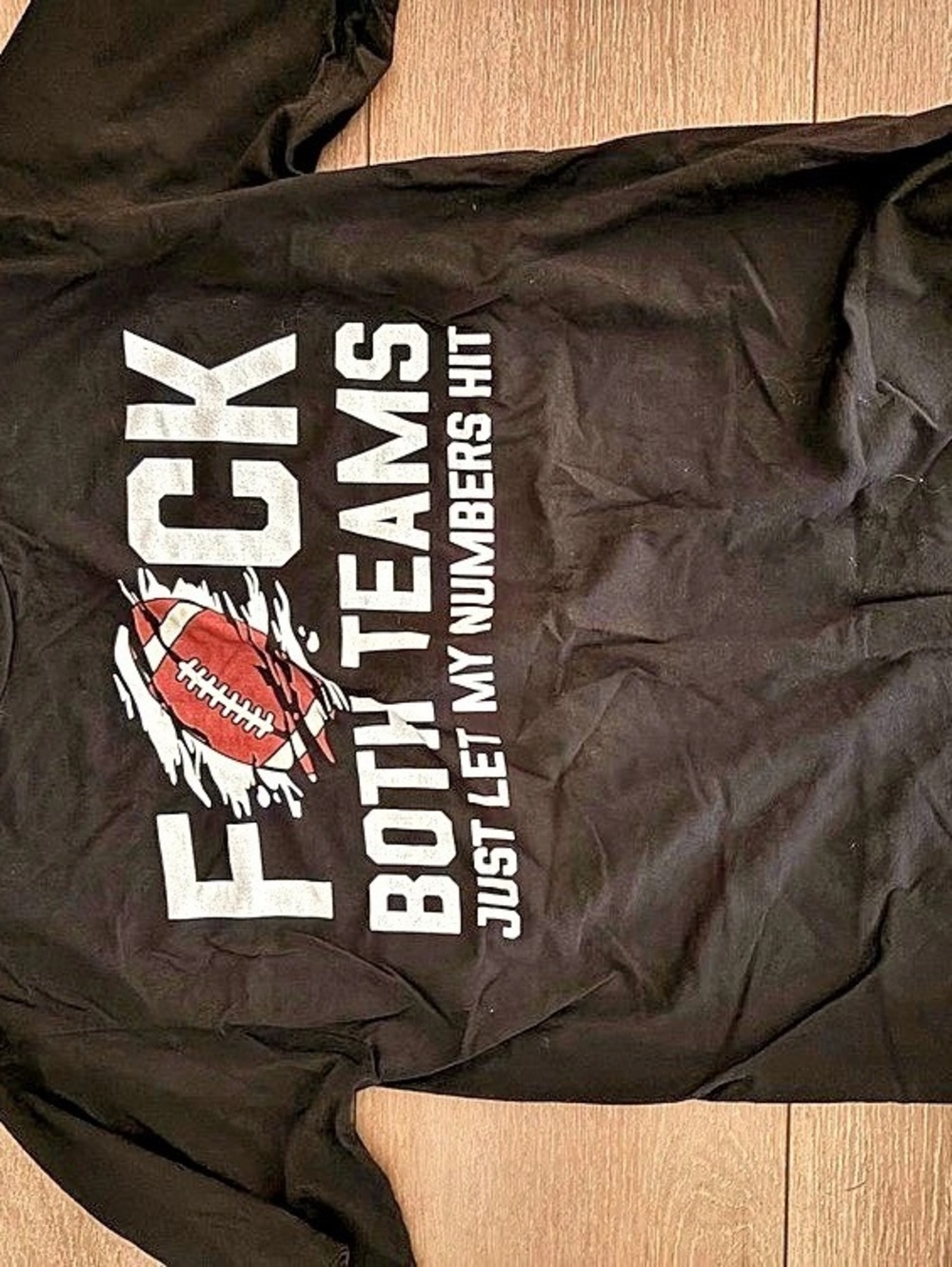 Football Graphic Tee Black